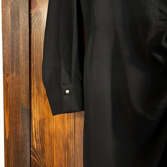 INC International Concepts Long Sleeve Collared Waist Tie Dress NWT - Picture 6 of 9